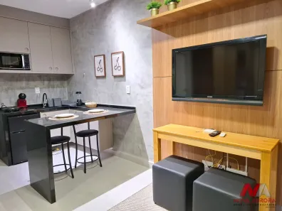Apartamento com 1 Quarto para alugar, 33m² no Jardim Paulistano, São José do Rio Preto