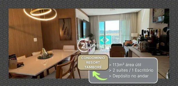 Apartamento com 2 Quartos à venda, 113m² no Tamboré, Santana de Parnaíba