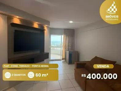 Apartamento com 2 Quartos à venda, 60m² no Ponta Negra, Natal