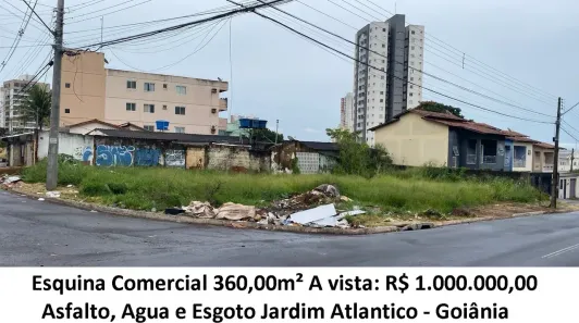 Lote/Terreno à venda, 360m² no Jardim Atlântico, Goiânia