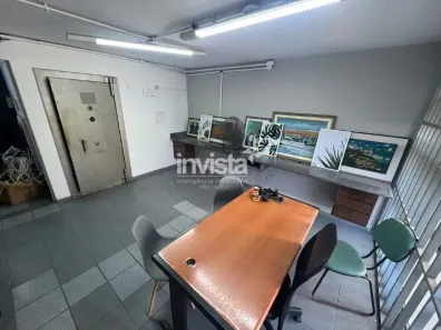 Sala Comercial com 1 Quarto para alugar, 300m² no Centro, Santos