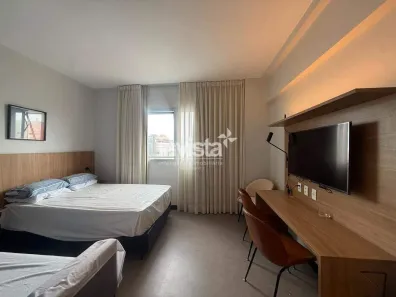 Apartamento com 1 Quarto para alugar, 28m² no Pompéia, Santos