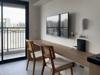 Apartamento com 1 Quarto para alugar, 27m² no Vila Buarque, São Paulo