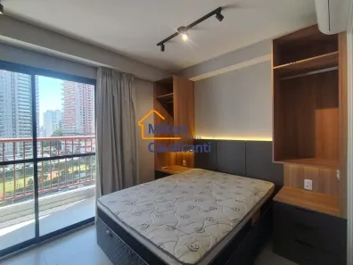 Apartamento com 1 Quarto para alugar, 25m² no Jardim das Acácias, São Paulo