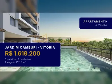 Apartamento com 3 Quartos à venda, 102m² no Jardim Camburi, Vitória