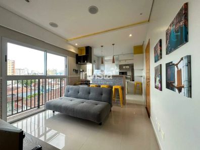 Apartamento com 1 Quarto à venda, 42m² no Encruzilhada, Santos