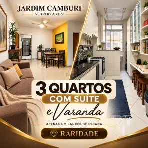 Apartamento com 3 Quartos à venda, 70m² no Jardim Camburi, Vitória