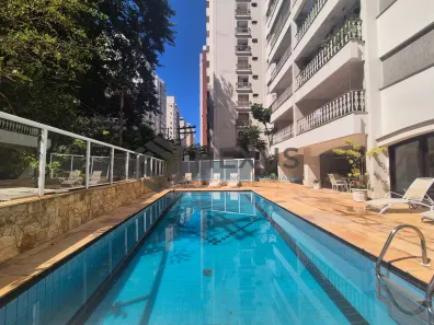 Apartamento com 3 Quartos para alugar, 135m² no Pitangueiras, Guarujá