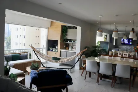 Apartamento com 3 Quartos à venda, 121m² no Jardim Caravelas, São Paulo