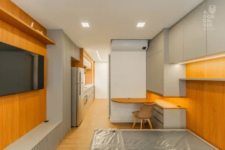 Apartamento com 1 Quarto para alugar, 28m² no Centro, Curitiba