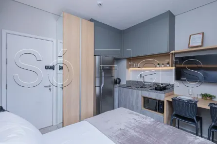 Flat com 1 Quarto à venda, 18m² no Chácara Santo Antônio (Zona Sul), São Paulo