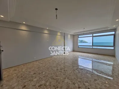 Apartamento com 3 Quartos para venda ou aluguel, 190m² no Ponta da Praia, Santos
