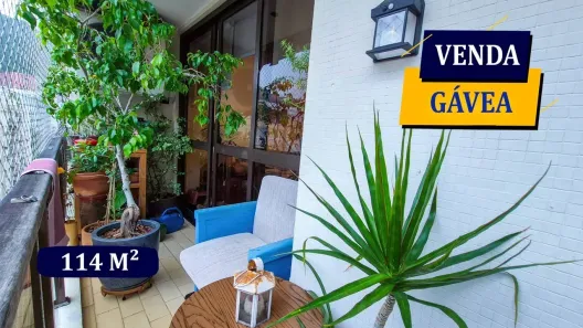 Apartamento com 3 Quartos à venda, 114m² no Gávea, Rio de Janeiro