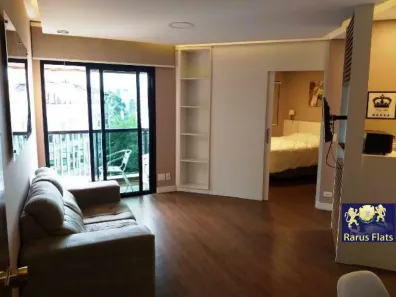 Flat com 1 Quarto para alugar, 40m² no Itaim Bibi, São Paulo