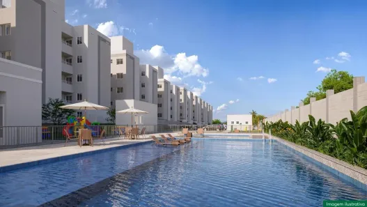 Apartamento com 2 Quartos à venda, 41m² no Parque Guadalajara (Jurema), Caucaia