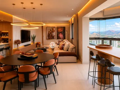 Apartamento com 2 Quartos à venda, 130m² no Vale do Sereno, Nova Lima