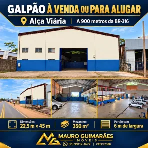 Galpão/Depósito/Armazém à venda, 1700m² no Pato Macho, Ananindeua