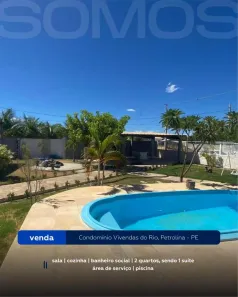 Casa de Condomínio com 2 Quartos à venda, 10m² no Jatobá, Petrolina