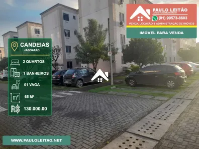 Apartamento com 2 Quartos à venda, 65m² no Barra de Jangada, Jaboatão dos Guararapes