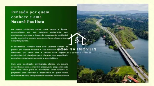 Lote/Terreno à venda, 600m² no MOINHO II, Nazaré Paulista