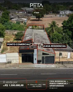 Casa com 3 Quartos à venda, 469m² no São Vicente, Boa Vista