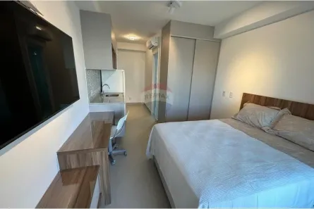 Apartamento com 1 Quarto para alugar, 25m² no Jardim das Acácias, São Paulo