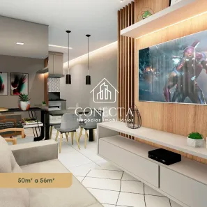 Apartamento com 2 Quartos à venda, 56m² no Brasil, Uberlândia