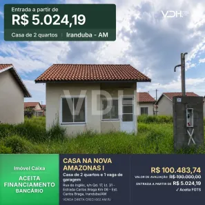 Casa com 2 Quartos à venda, 54m² no , Iranduba