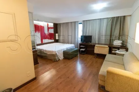 Flat com 1 Quarto para alugar, 30m² no Indianópolis, São Paulo