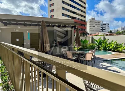 Apartamento com 2 Quartos para alugar, 58m² no Capim Macio, Natal