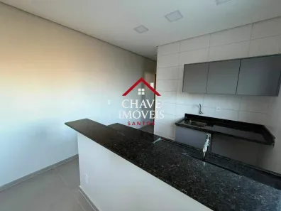 Apartamento com 1 Quarto para alugar, 35m² no Macuco, Santos