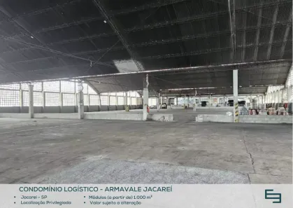 Galpão/Depósito/Armazém para alugar, 1000m² no Jardim Califórnia, Jacareí