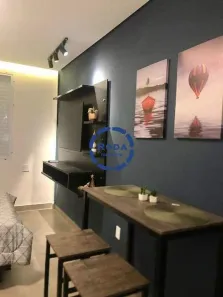 Apartamento com 1 Quarto para alugar, 28m² no José Menino, Santos