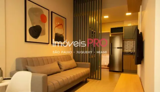 Apartamento com 1 Quarto para alugar, 44m² no Indianópolis, São Paulo