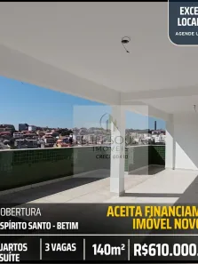Cobertura com 3 Quartos à venda, 140m² no Espírito Santo, Betim