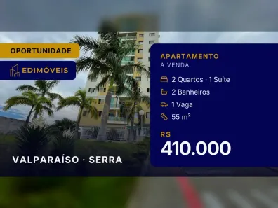 Apartamento com 2 Quartos à venda, 55m² no Valparaíso, Serra