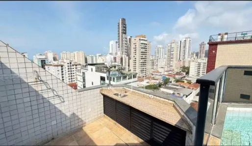 Cobertura com 1 Quarto à venda, 112m² no Pompéia, Santos