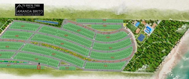 Lote/Terreno à venda, 200m² no , Barra dos Coqueiros