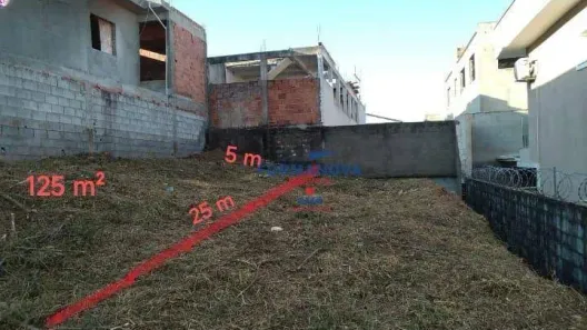 Lote/Terreno à venda, 125m² no Ana Cristina II, Jandira