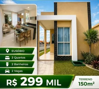 Casa com 2 Quartos à venda, 66m² no Tamatanduba, Eusébio