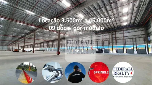 Galpão/Depósito/Armazém para alugar, 3574m² no Vila Paris, Contagem