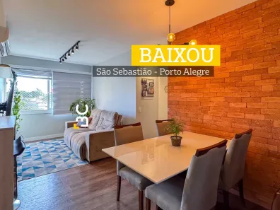 Apartamento com 2 Quartos à venda, 64m² no São Sebastião, Porto Alegre