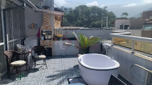 Cobertura com 3 Quartos à venda, 117m² no Balneário Copacabana, Caraguatatuba