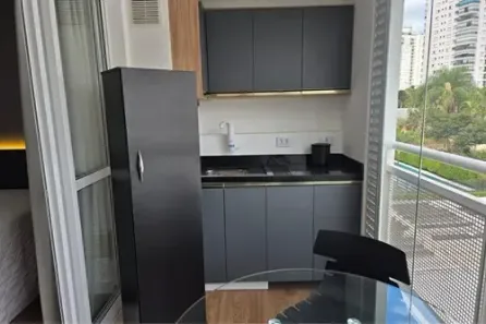 Apartamento com 1 Quarto para alugar, 27m² no Campo Belo, São Paulo