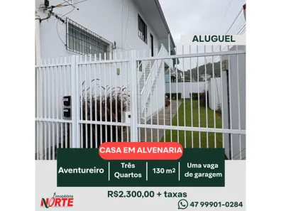 Apartamento com 3 Quartos para alugar, 130m² no Aventureiro, Joinville