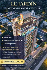 Apartamento com 3 Quartos à venda, 104m² no Jundiaí, Anápolis