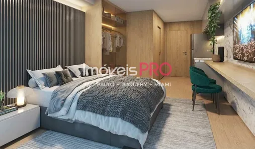 Kitnet com 1 Quarto à venda, 30m² no Indianópolis, São Paulo