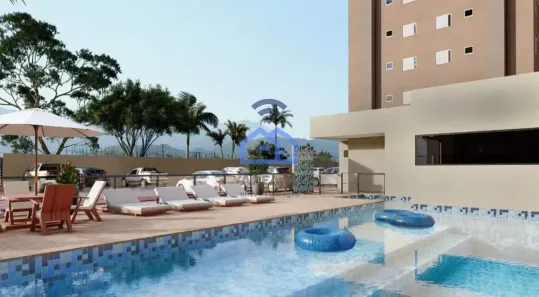 Apartamento com 2 Quartos à venda, 45m² no Loteamento Vila Indaiá, Caraguatatuba