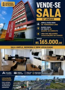 Sala Comercial à venda, 100m² no Farol, Maceió