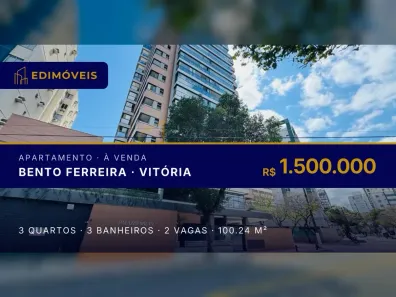 Apartamento com 3 Quartos à venda, 100m² no Bento Ferreira, Vitória